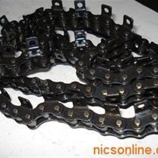 工业传动链条 单侧弯板链条 08B 10A 12A16A 20A 带附件链条