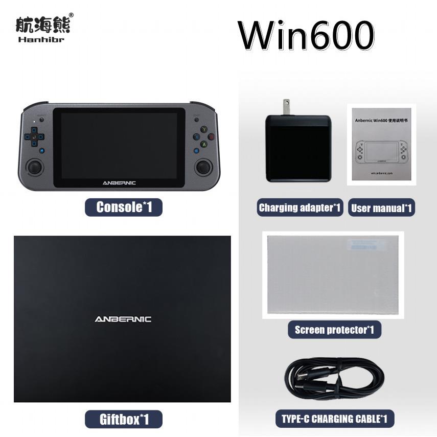 win600复古pc掌上游戏机win10安卓Steam游戏机微型小电脑