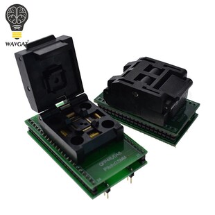 TQFP32 烧录座LQPFP48 QFP32转DIP32 DIP48编程座 烧写座测试IC座