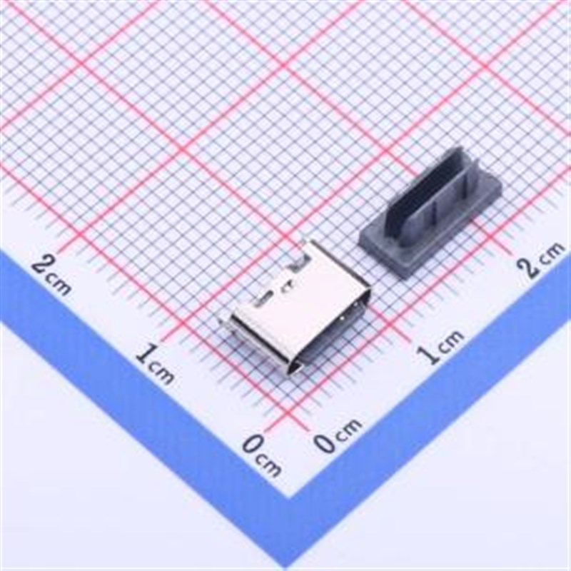 YTC-TC6ST-55 USB连接器 Type-C 母座 立贴