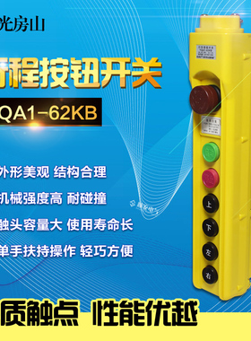 龙光房山按钮行车开关 YQA1-62KB起重开关 葫芦手柄