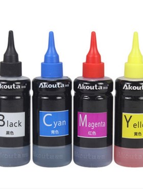 Akouta秋田连供墨水佳能MG2580s TS3180 mg3680 喷墨打印机墨水