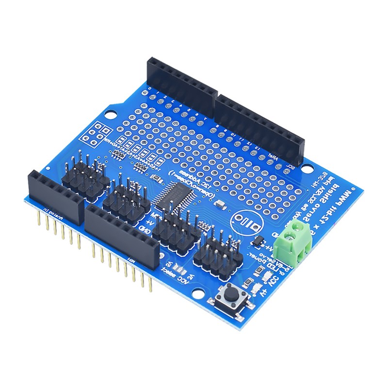 16-Channel 12-bit PWM/Servo Shield 16路舵机驱动模块