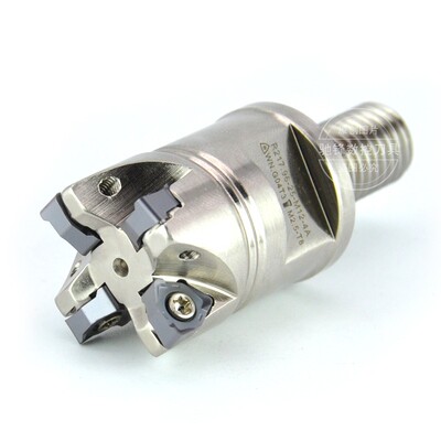 R217.96抗震锁牙刀头重切削快进给双面六角刀片WNMU0404铣刀杆