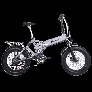 20寸电动助力山地车沙滩越野铝合金锂电池车成人代步电自行车通勤