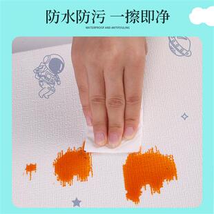 新款壁纸儿童房无甲醛无味墙贴自粘女孩卧室房间壁纸家用壁纸自