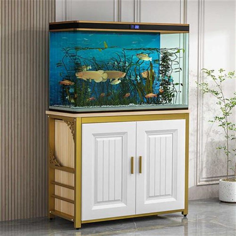 新款鱼缸柜鱼缸底柜家用客厅中小型水族箱架子鱼缸架龟缸架子鱼缸