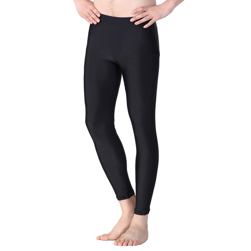 男女七分九分游泳裤 长腿泳裤 潜水裤 沙滩裤 运动裤 游泳长裤