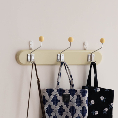 壁挂衣帽间挂钩装饰免打孔玄关中古挂衣架服装店试衣间挂衣钩