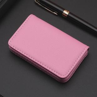 商务简约名片夹男士高档时尚手推式女士名片盒大容量名片包卡新款