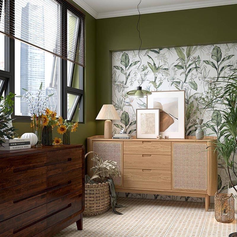 现代简约客厅走廊卫生间洗手间背景墙瓷砖拼接全瓷大花砖600x1200