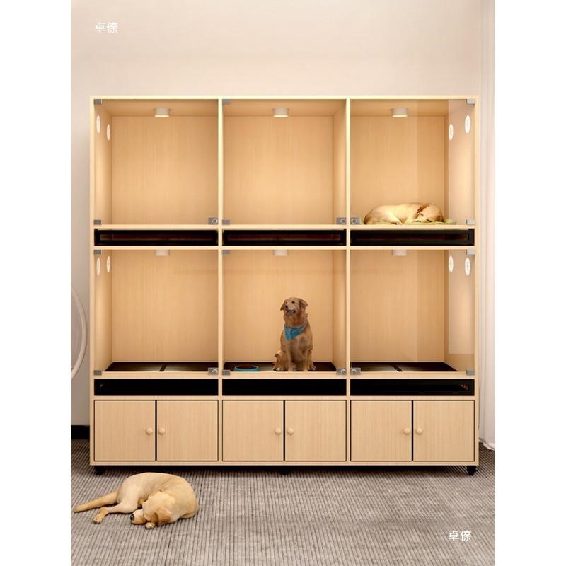 宠物寄存柜宠物店带厕所猫窝宠物狗别墅一体犬狗寄养恒温展示柜