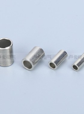 冷压端子PNT8 短形裸中间接头 接线端子 紫铜材质 1000只/包