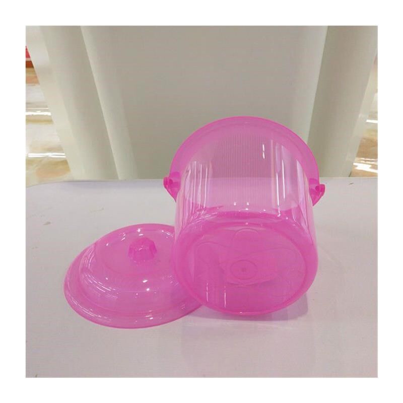 塑料小桶10升洗车桶带盖子透明小水桶透明桶旭盛6号透明桶有盖子