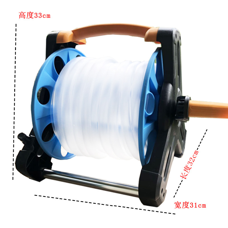 鱼缸换水管电动抽水泵大功率收纳架车卷管器家用大号底吸粪污泵