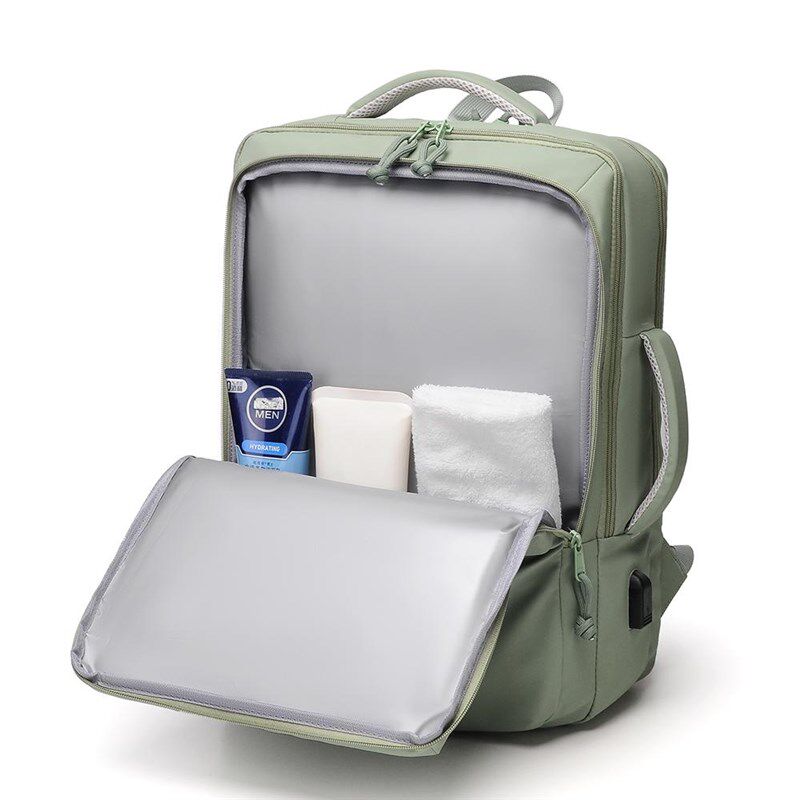 旅行背包女士双肩包新款短途轻便大容量旅游包商务书包电脑背包男