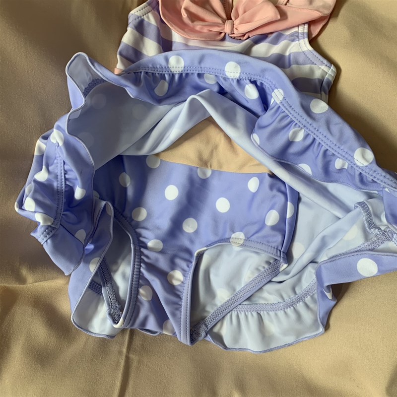 女宝泳衣漂亮小萝莉连身裙式连体泳衣80-130超值批
