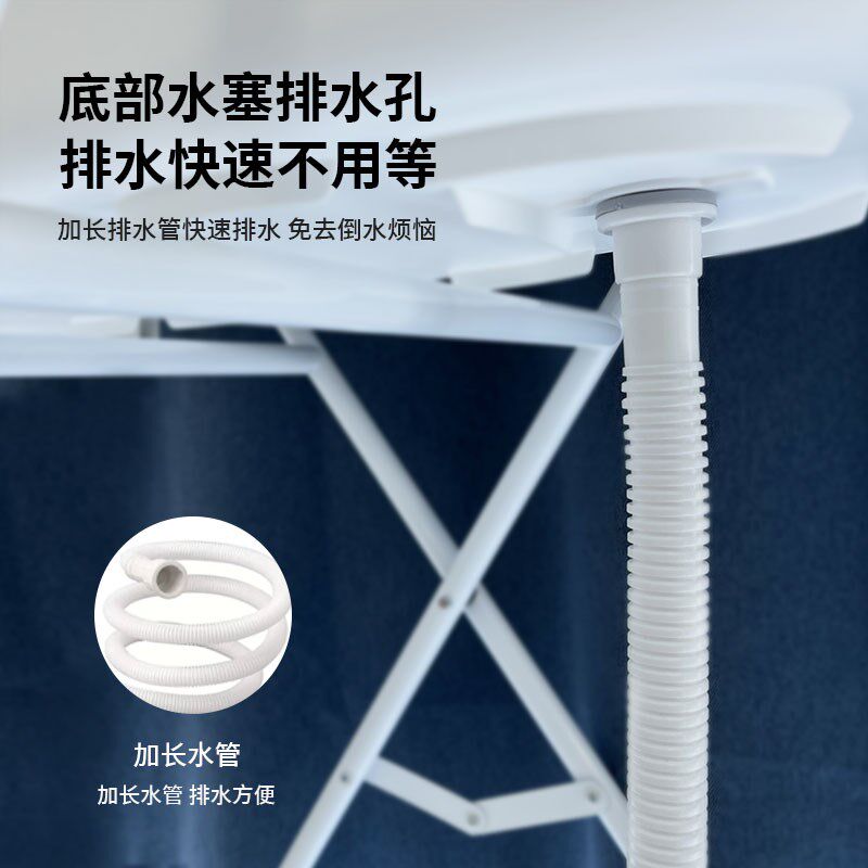 宠物洗澡盆带支架小型犬浴盆可折叠猫咪沐浴盆狗狗免弯腰