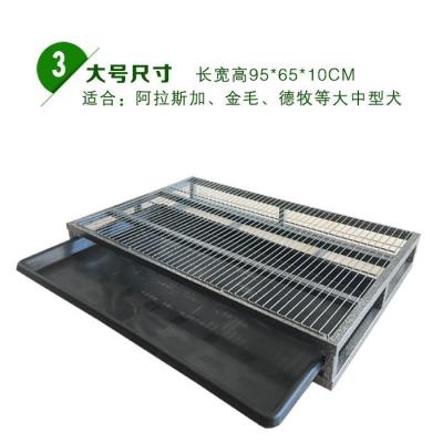 方管狗厕所大中小号犬大狗用拉屎铁质平板布拉小号尿盆宠物厕所