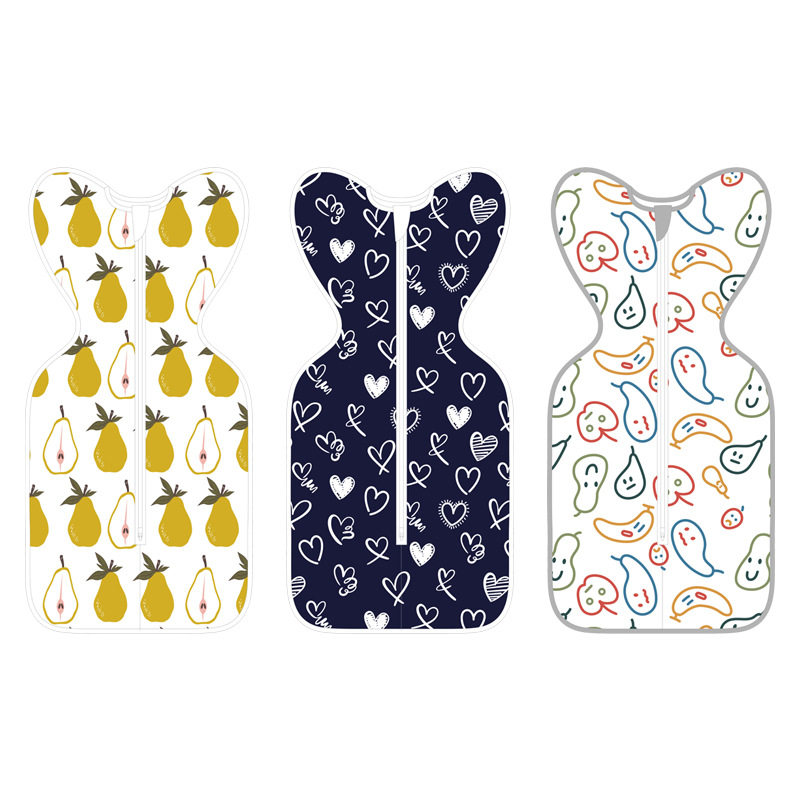 新生婴儿投降式防惊跳吓睡袋夏季薄款宝宝襁褓防踢被春秋四季