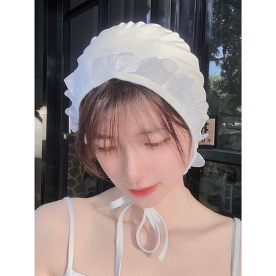 泳帽女款长发加大2025新款不勒头高颜值可爱洋气显脸小成人游泳帽