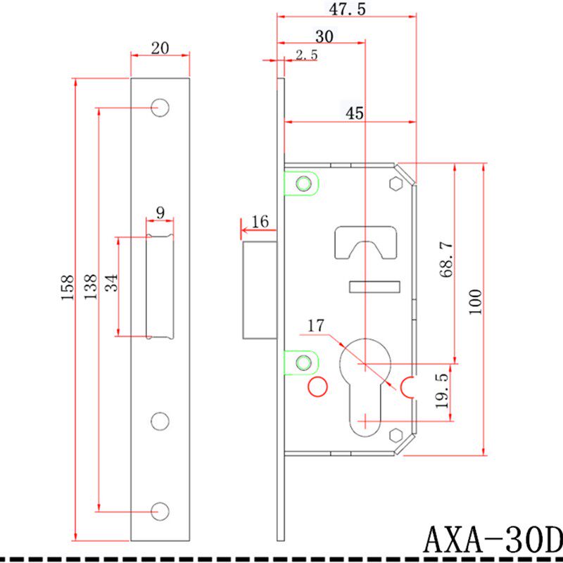 闭锁有框玻璃门地锁落地锁铝合金门隐形门锁不锈钢门地锁铁门地锁