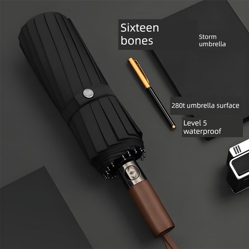 16骨全自动抗风暴折叠雨伞280T加厚加固加大双人伞男士高档商务伞,居家日用,伞,淘宝优惠券,粉丝福利购,淘宝优惠卷