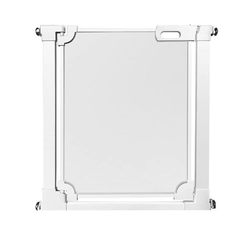 压克力围栏楼梯护栏儿童安全门栏室内免打孔宠物栅栏透明玻璃挡板