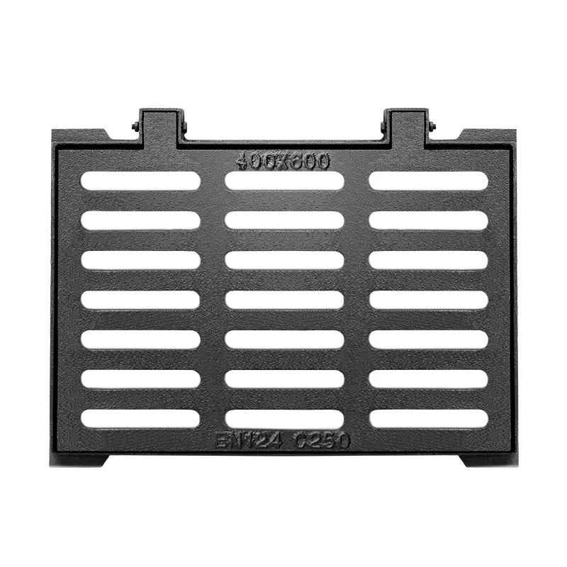 400X600球墨铸铁雨水口套篦子方形排水沟盖板下水道地沟井盖