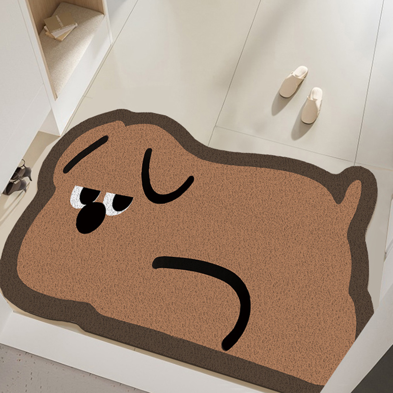 入户门地垫门口防滑蹭土脚垫子耐脏丝圈pvc门垫入户玄关防滑地毯