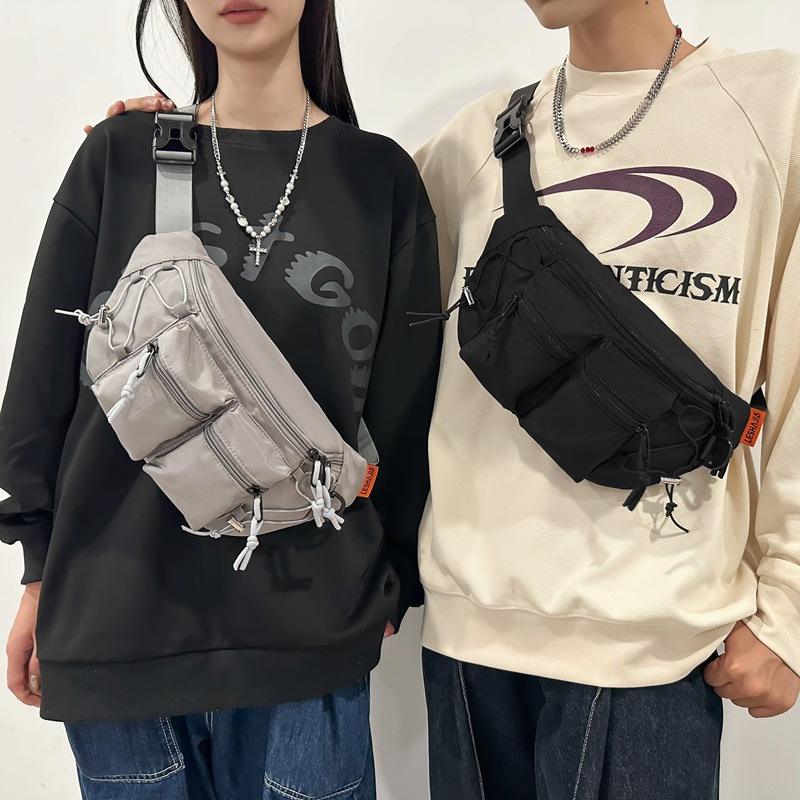 新款潮流尼龙户外运动腰包男女骑