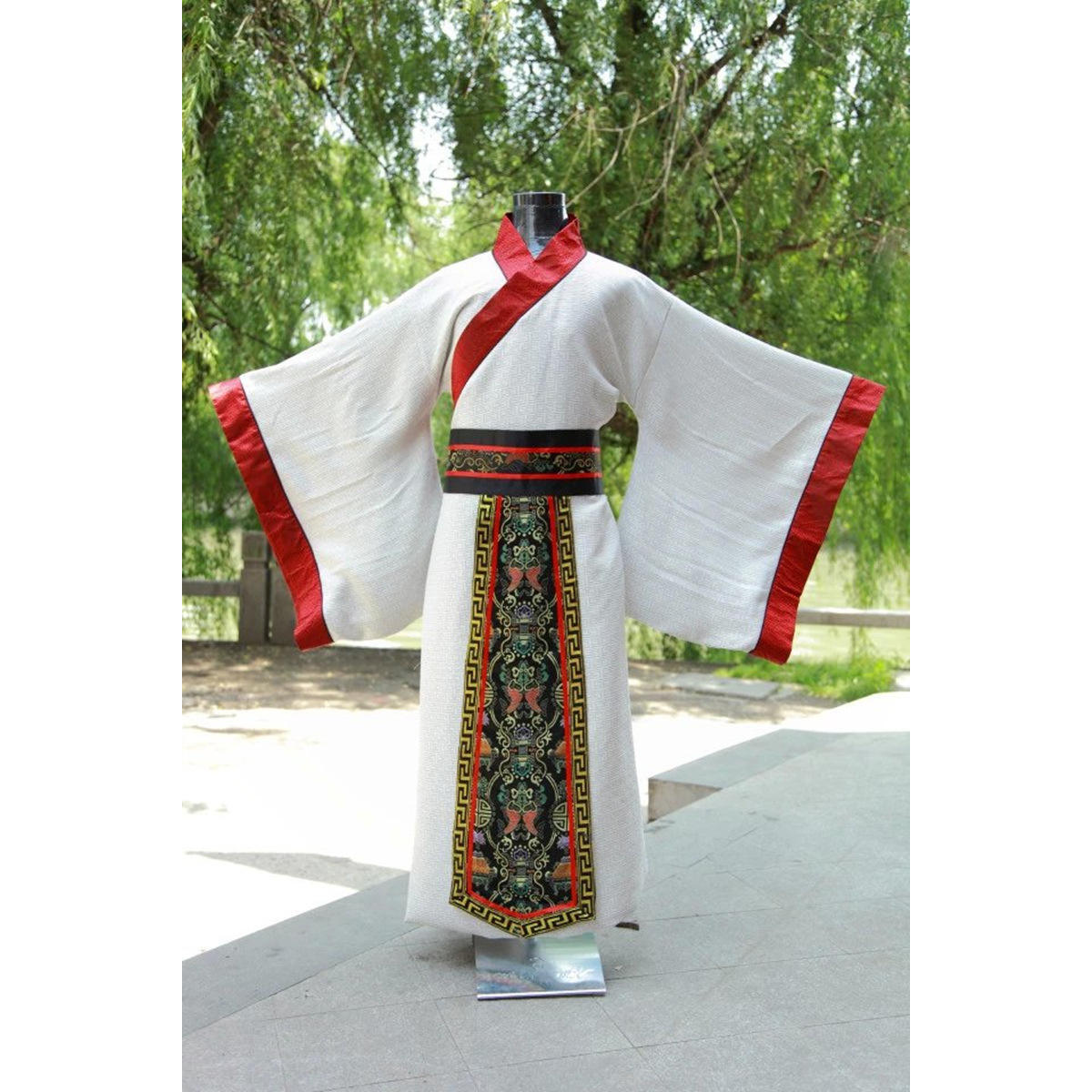 新款古装服装男汉服男士曲裾臣子