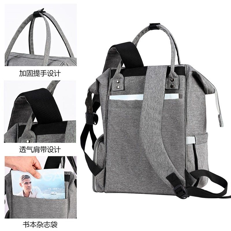 毛线钩针收纳包双肩包编织工具储存手提包简约多功能收纳包整理袋