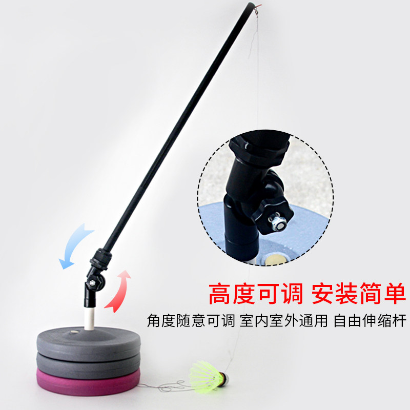 羽毛球训练器单人打羽毛球回弹发力练习械材自己打羽W毛球训练神