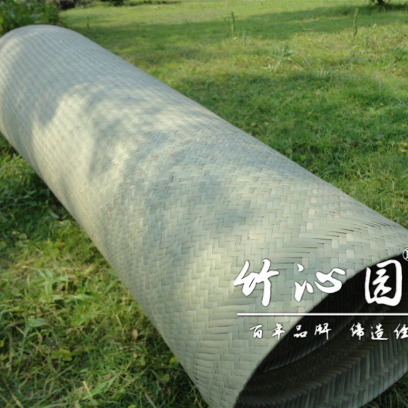 四川水竹编凉席 手工编织q竹席 慈竹蔑席 头青层篾席子0.8 1.8米