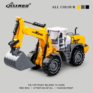 破碎机玩具打桩破路土锤男孩碎石钻地车儿童打桩孔凿石打洞工程车