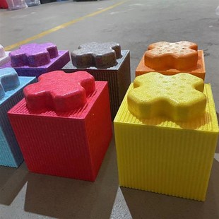 儿童城堡围栏大号积木乐园家用游乐场拼装软体单孔epp泡沫积木