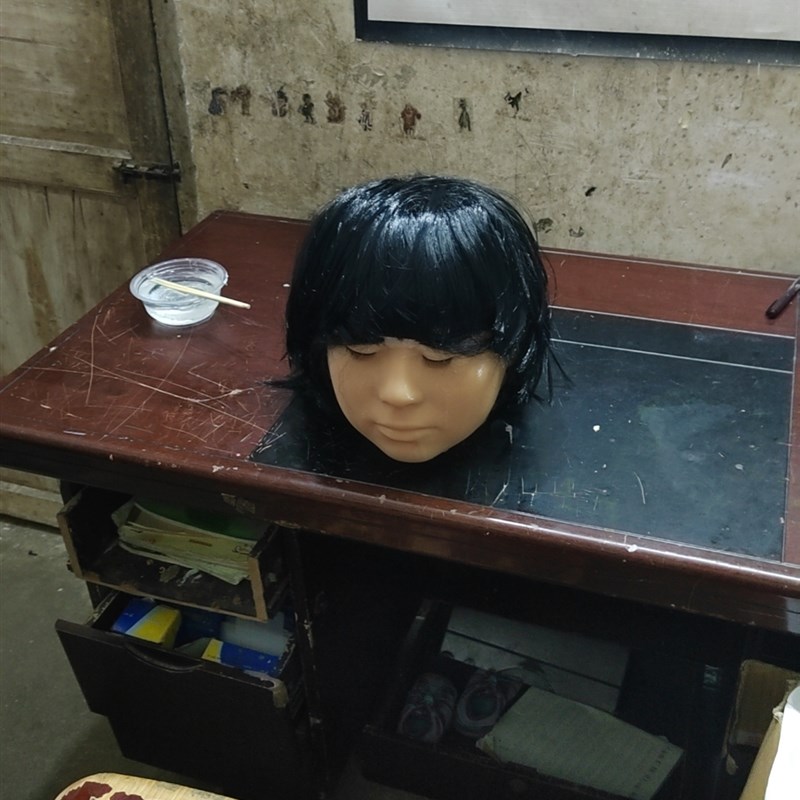 发相片定制眼睛可动上班打卡硅胶人脸皮面具识别修复复原怀念亲人