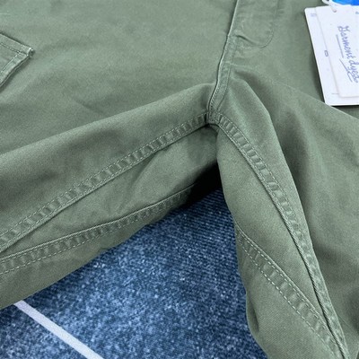 重磅秋季宽松直筒军绿色工装裤男美式休闲口袋日系港风长裤潮