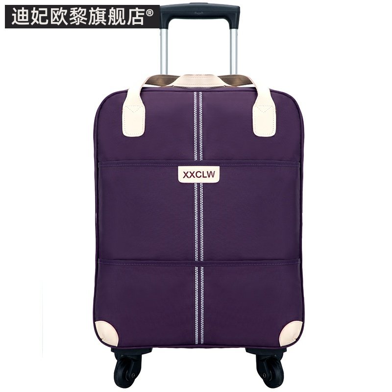 新款旅行包女万向轮拉杆包大容量手提包拉包登机包轻便行李包短途