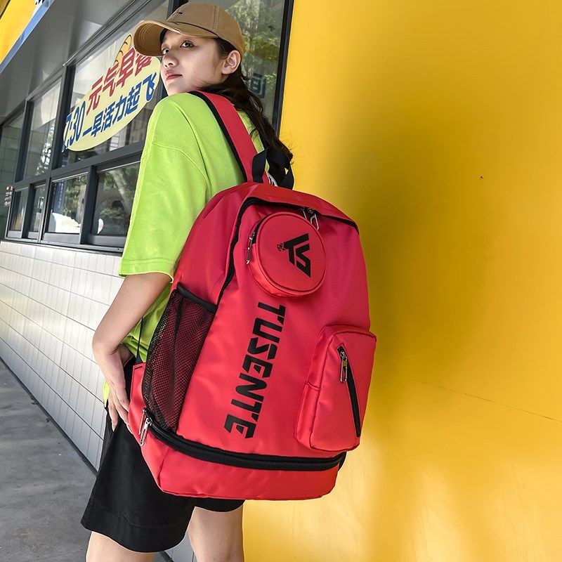 羽毛球包男款2025新款防磨韩式风大容量高颜值2/3支装双肩背包女