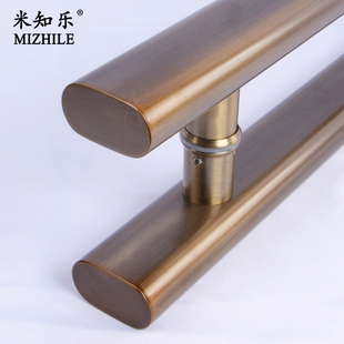 不锈钢方管无框玻璃门拉手大门把手定制浴室门电梯轿厢内扶手