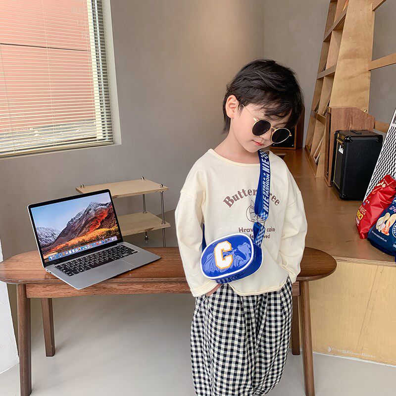 儿童包包潮酷洋气百搭时尚男童宝宝斜挎小包幼儿园小男孩单肩小包