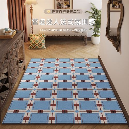 入户门地垫2025新款高级感进门垫子耐脏防滑家用玄关地毯可裁剪