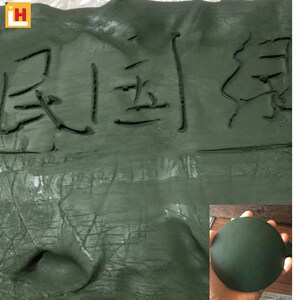 不开裂玲涵宜兴紫砂泥民国绿泥原矿手工泥料适合做壶擦擦佛青绿矿