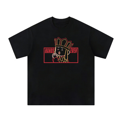 HandSeven【佛系拒绝】Only you重磅短袖夏季男女款美式上衣百搭