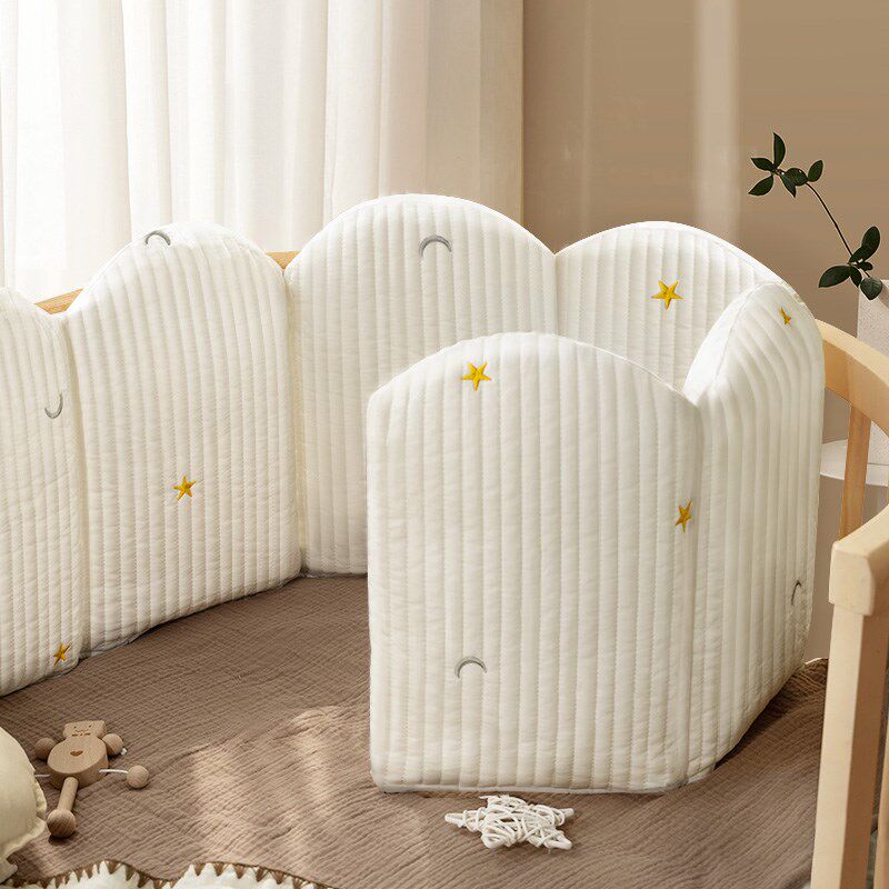 婴儿床围栏软包拼接床围挡防撞软垫儿童宝宝床围护栏挡布透气