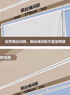 HC03隐藏式电动隐形晾衣架自动阳台智能嵌入式暗藏晾衣能率格峰款