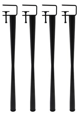 桌腿支架桌脚免打孔c型固定架diy茶几F夹书桌金属支撑脚高可拆卸