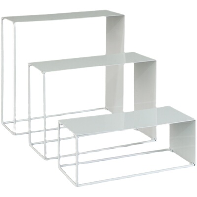 欧式白色甜品台摆件婚礼展示架纸杯蛋糕摆台装饰网红金色阶梯架子